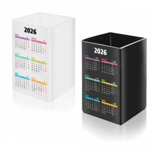 Cubo portalapiz / Calendario 2026